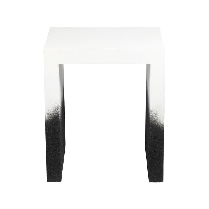 TOV Furniture Matra Black and White End Table