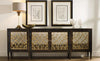 Hooker Furniture Sanctuary Four Door Mirrored Console - Ebony