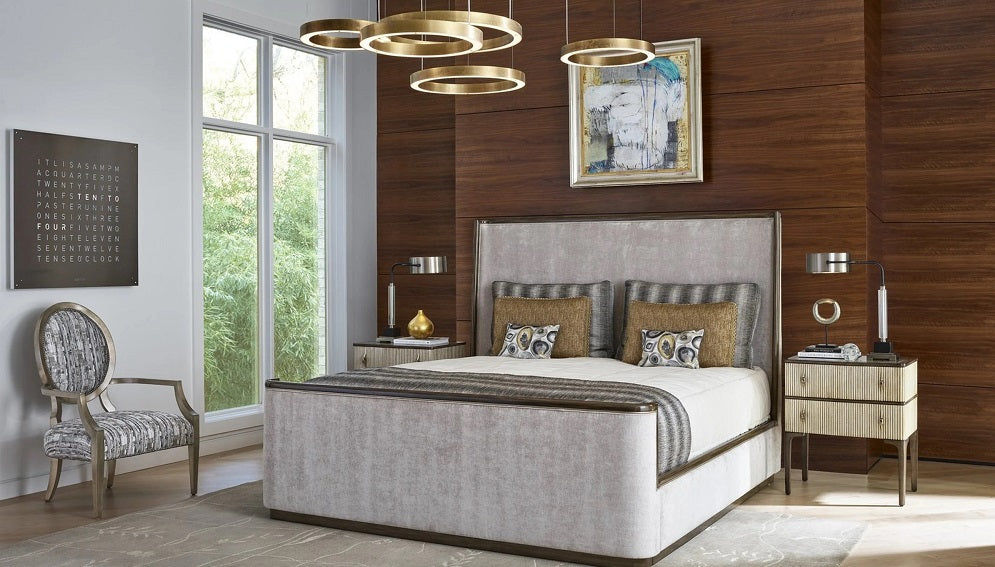 Marge Carson Maison Panel Bed