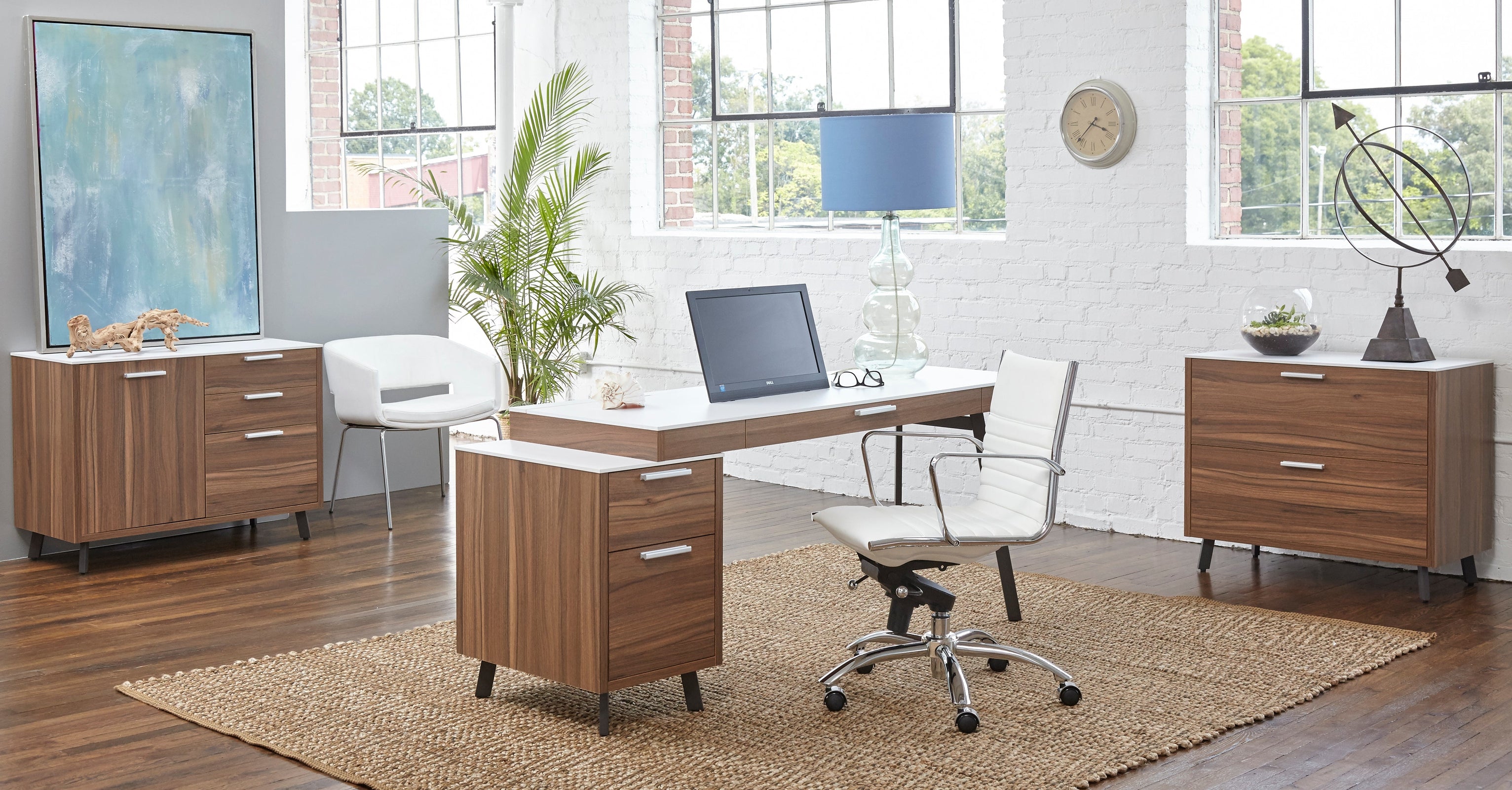 Euro Style Dirk Low Back Office Chair