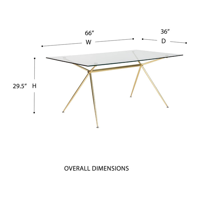 Euro Style Atos 66" Table