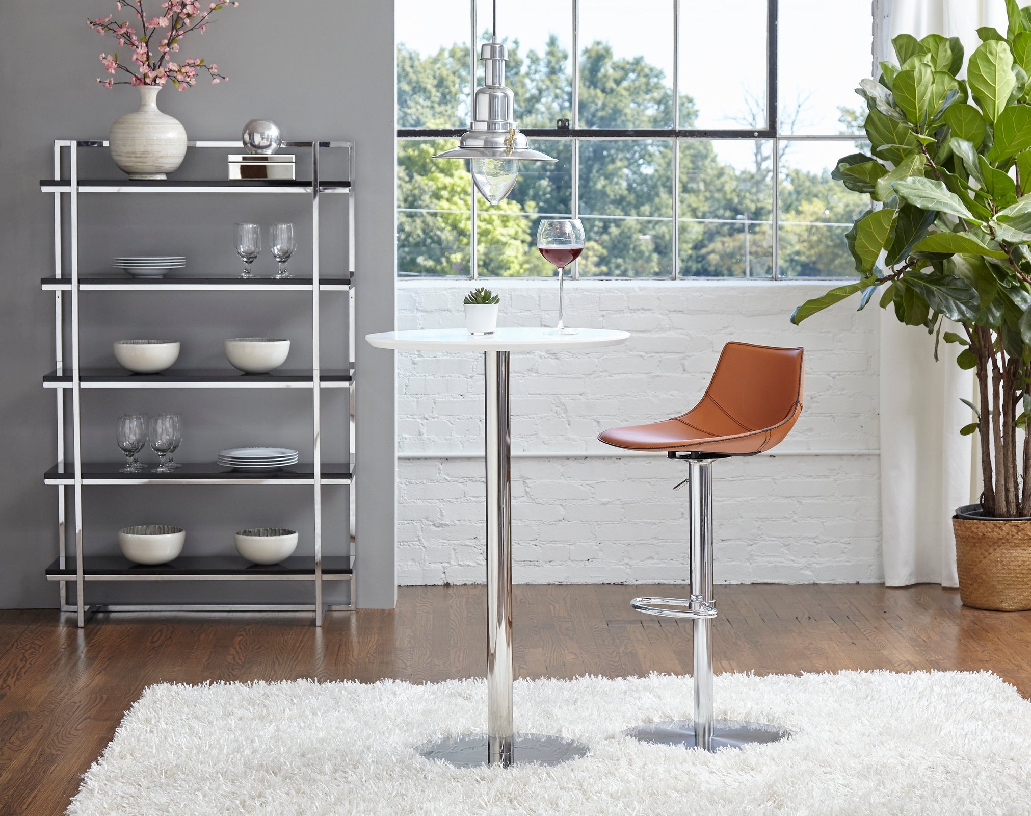 Euro Style Rudy Adjustable Stool