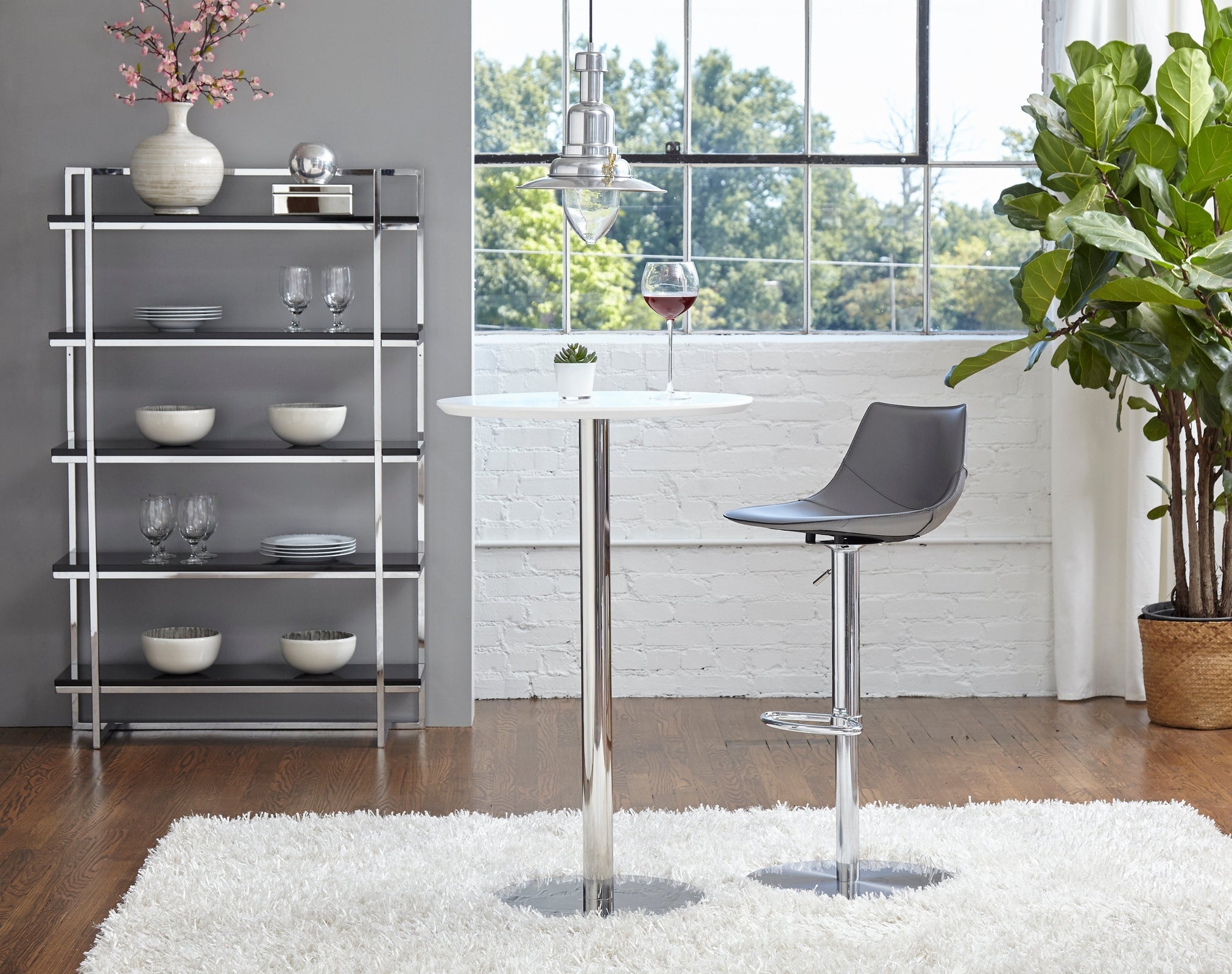 Euro Style Rudy Adjustable Stool