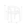 Sunpan Cayman Dining Armchair