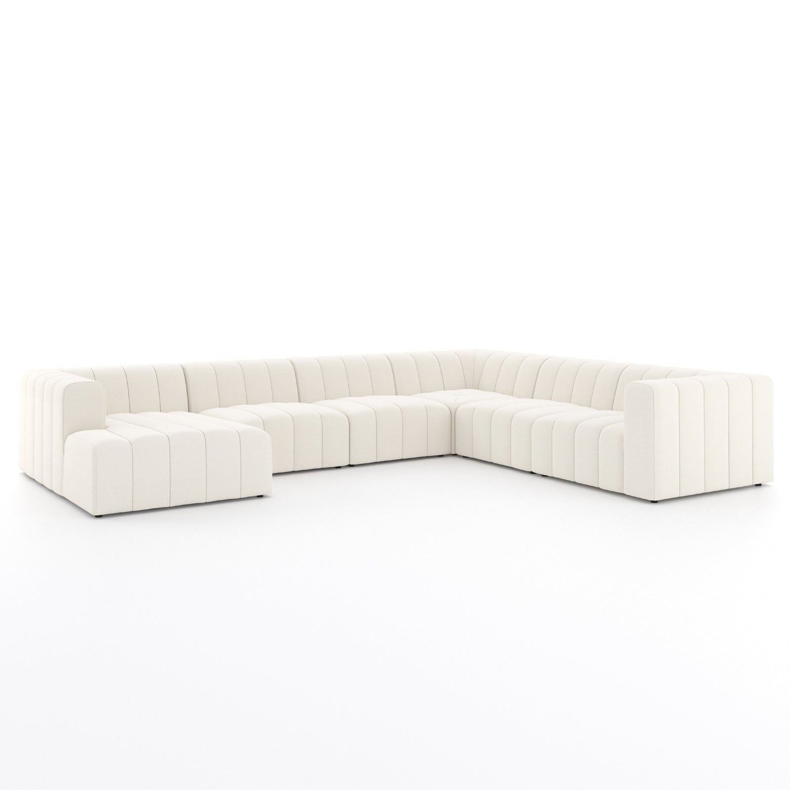 Four Hands Langham Channeled 6-Piece Sectional