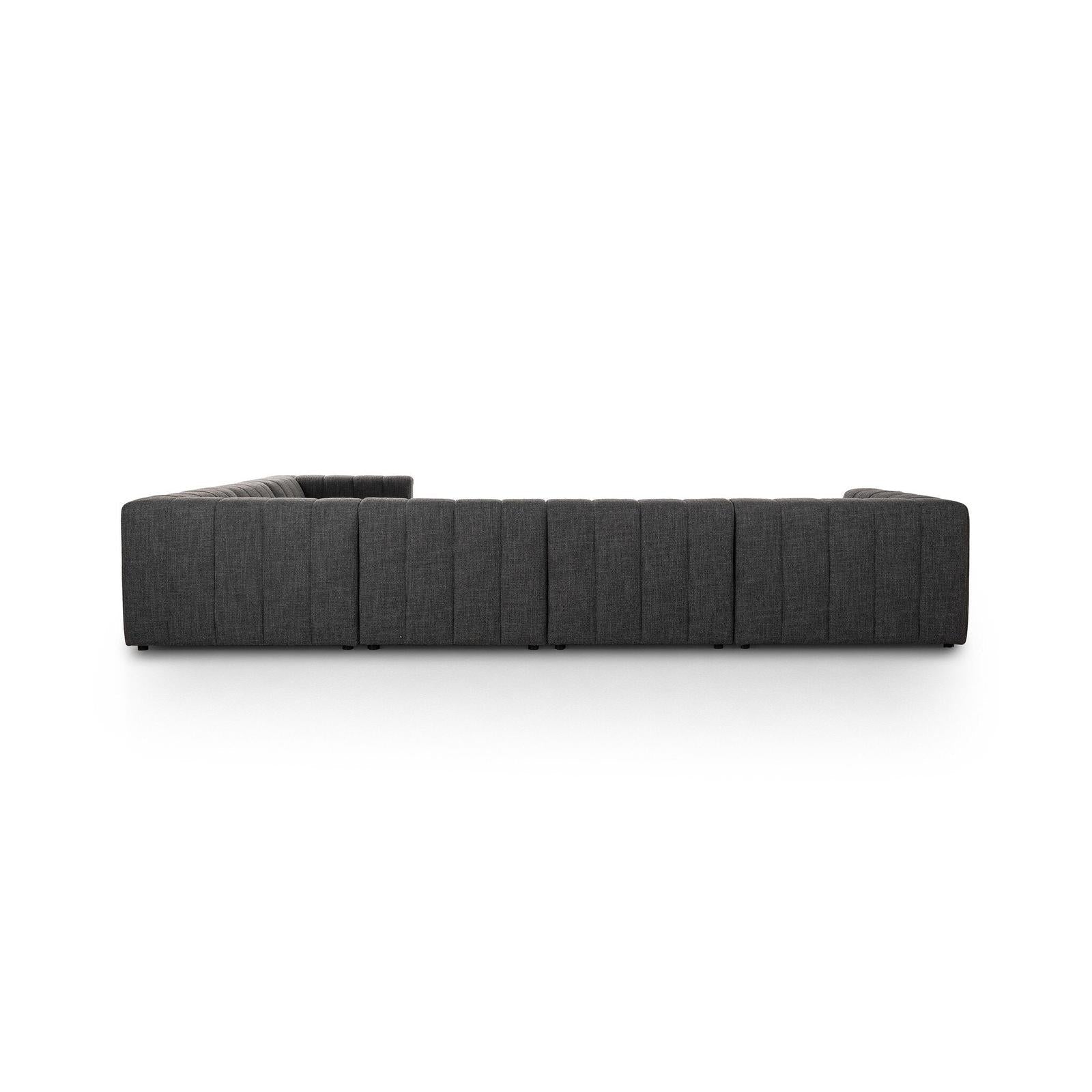 Four Hands Langham Channeled 6-Piece Sectional
