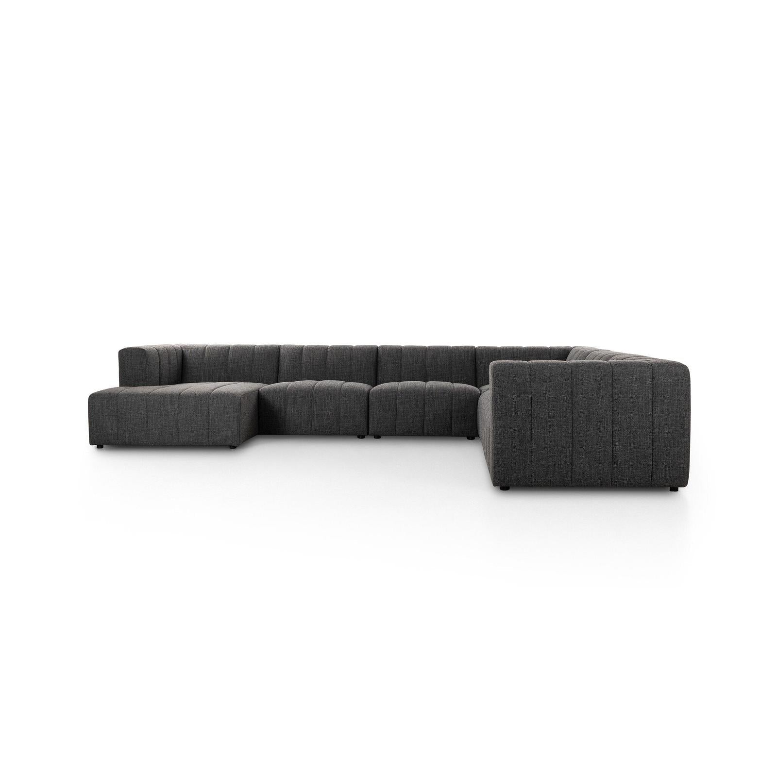 Four Hands Langham Channeled 6-Piece Sectional