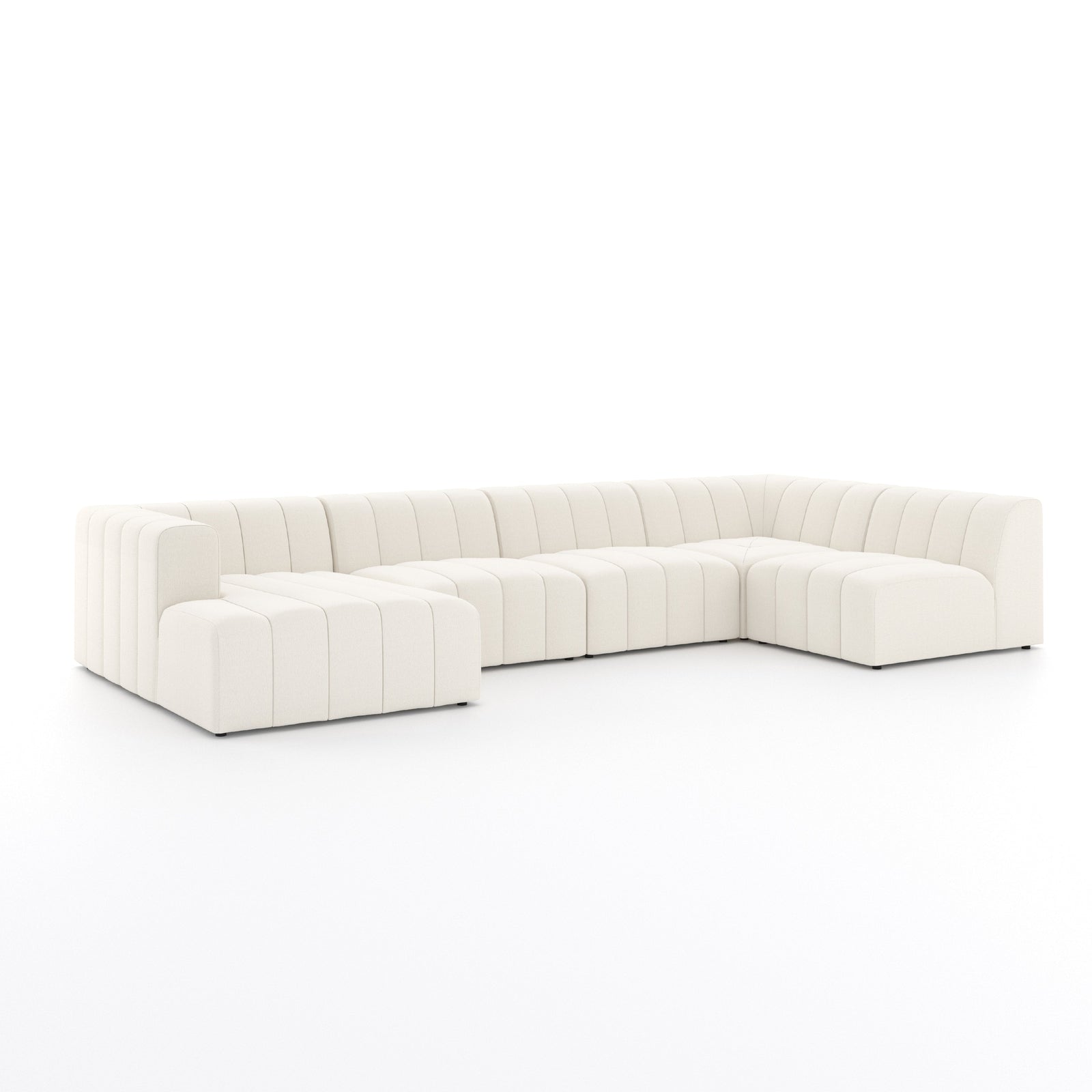 Four Hands Langham Channeled 5-Piece Sectional