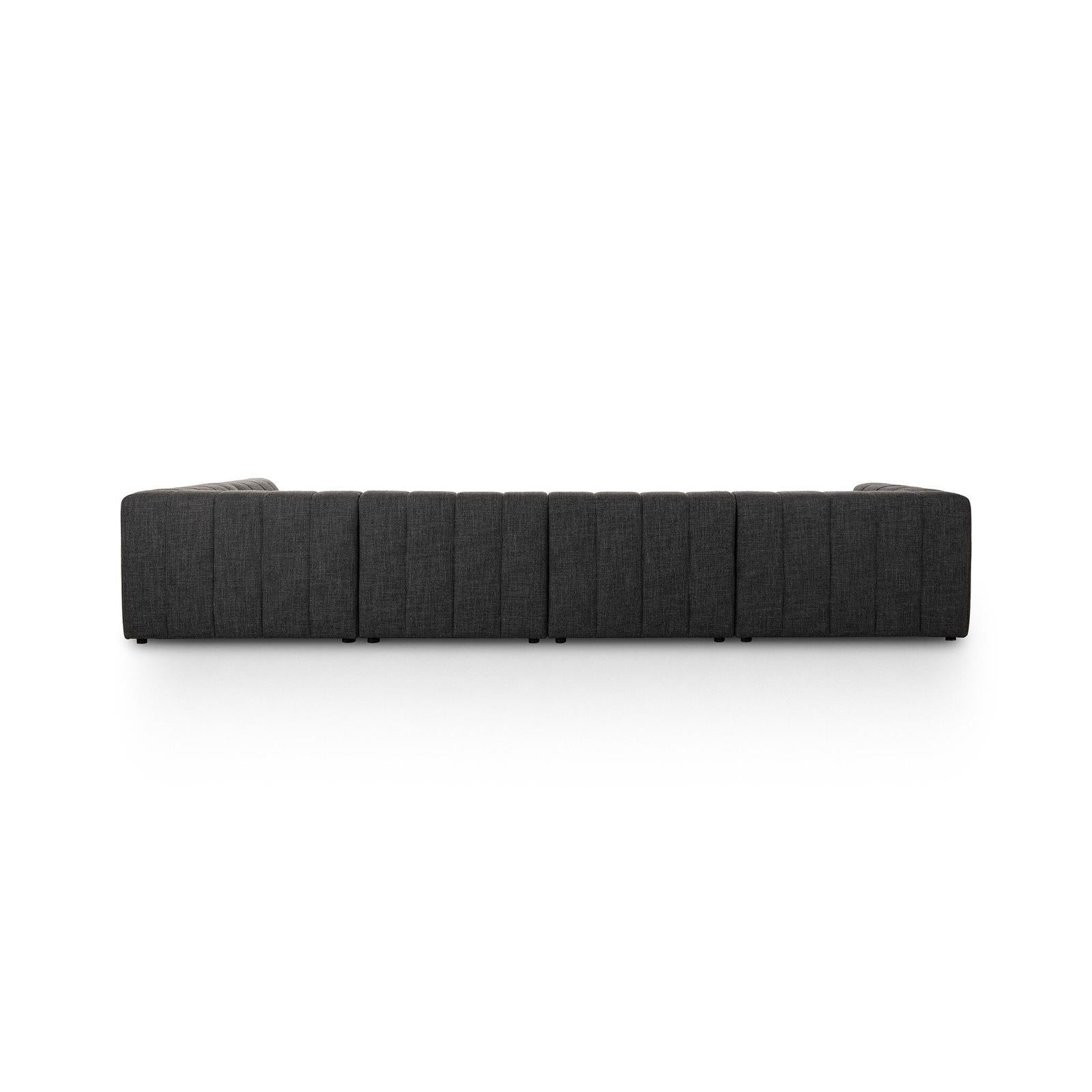 Four Hands Langham Channeled 5-Piece Sectional
