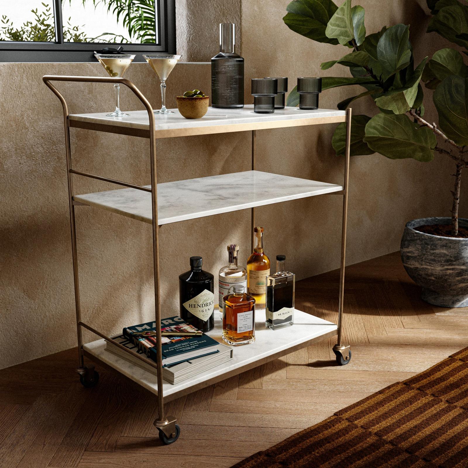 Four Hands Felix Bar Cart