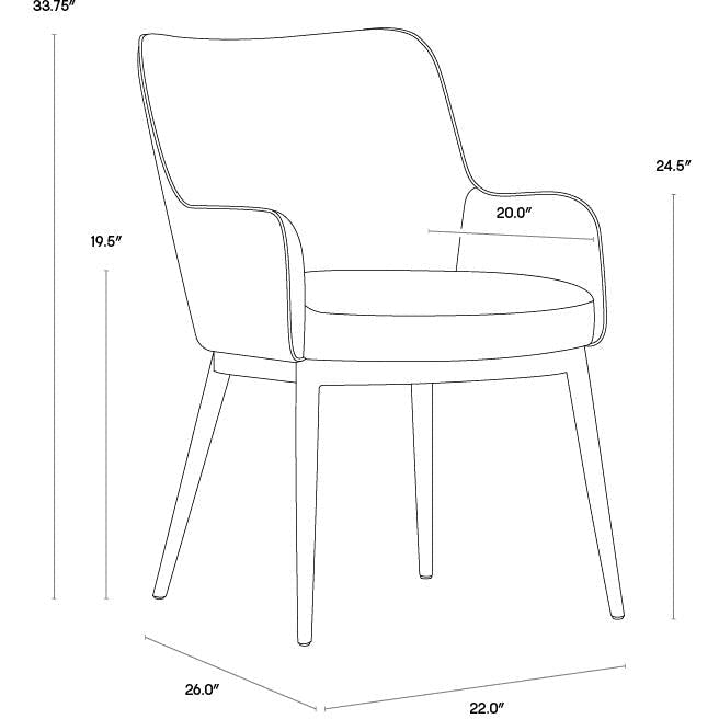 Sunpan Franklin Dining Chair