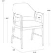 Sunpan Milton Dining Armchair
