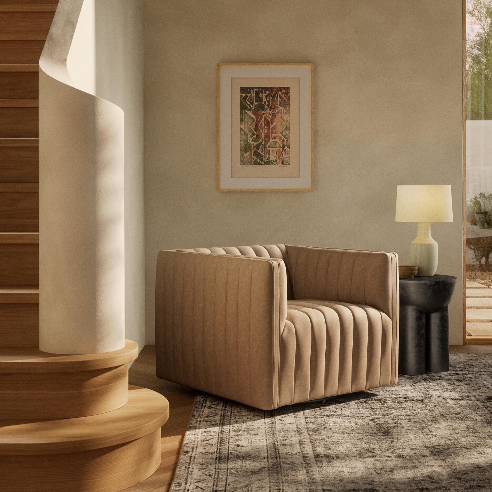 Four Hands Augustine Swivel Chair