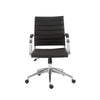 Euro Style Axel Low Back Office Chair with Aluminum Base