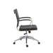 Euro Style Axel Low Back Office Chair with Aluminum Base