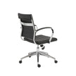 Euro Style Axel Low Back Office Chair with Aluminum Base