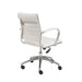 Euro Style Axel Low Back Office Chair with Aluminum Base