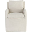 Sunpan Glenrose Wheeled Dining Armchair