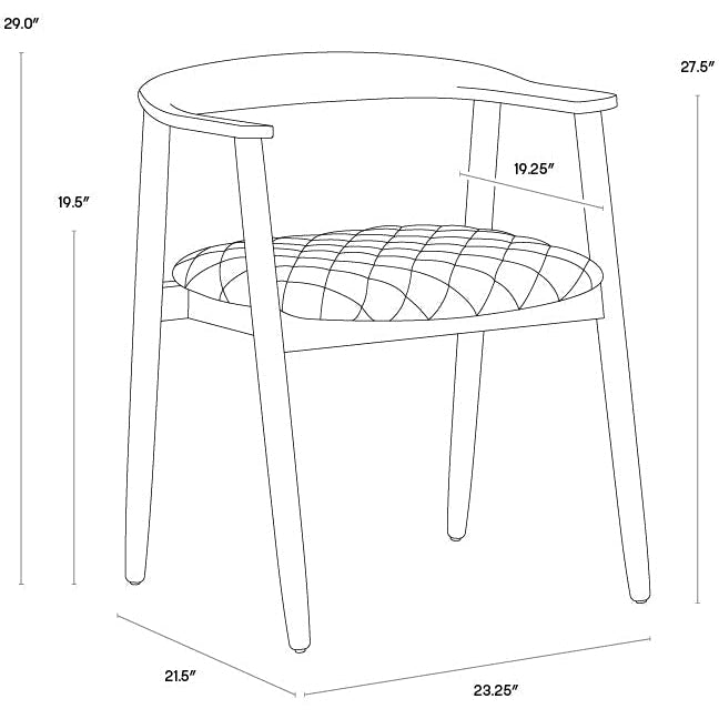 Sunpan Jeremy Dining Armchair