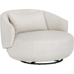 Sunpan Walsh Swivel Lounge Chair - Effie Linen