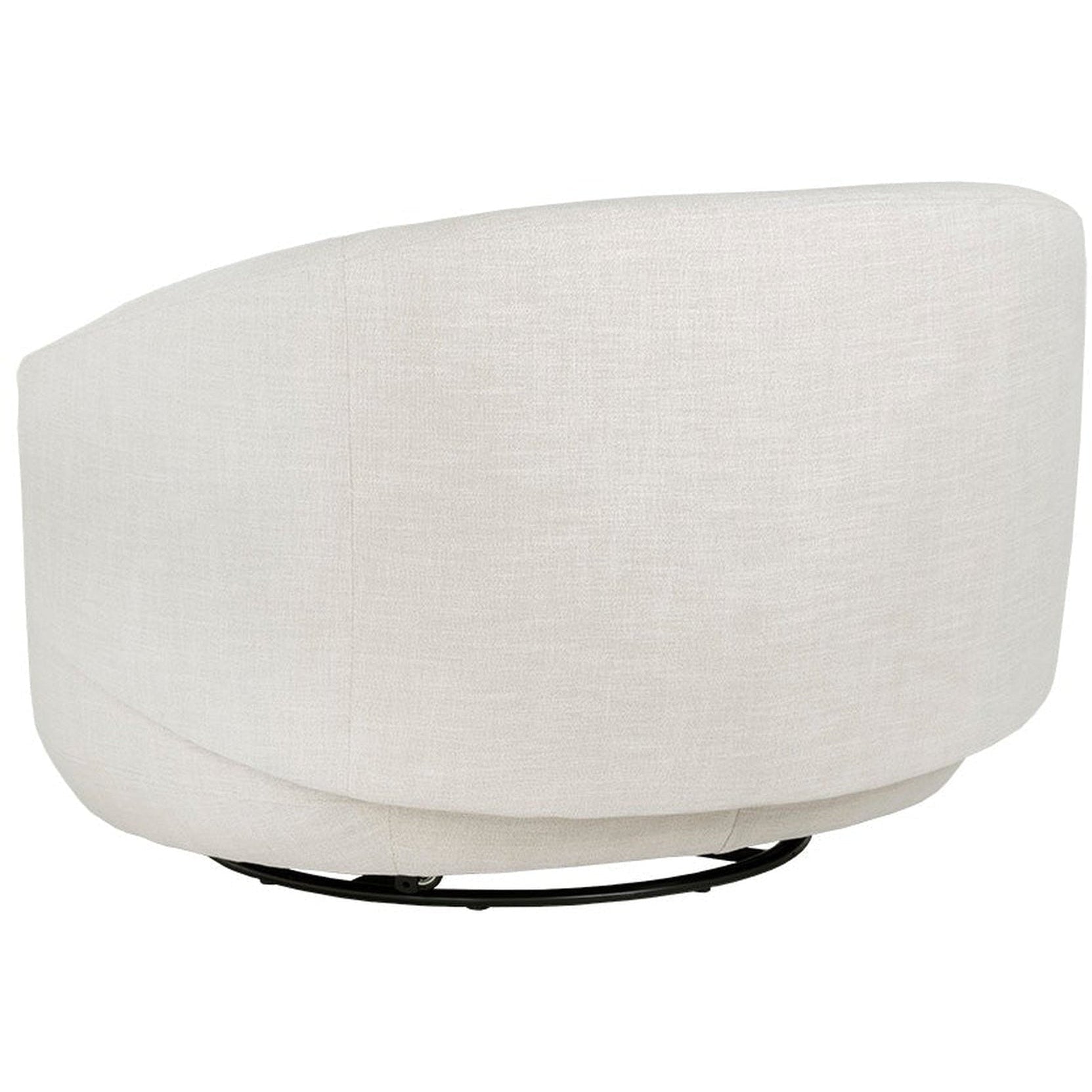 Sunpan Walsh Swivel Lounge Chair - Effie Linen