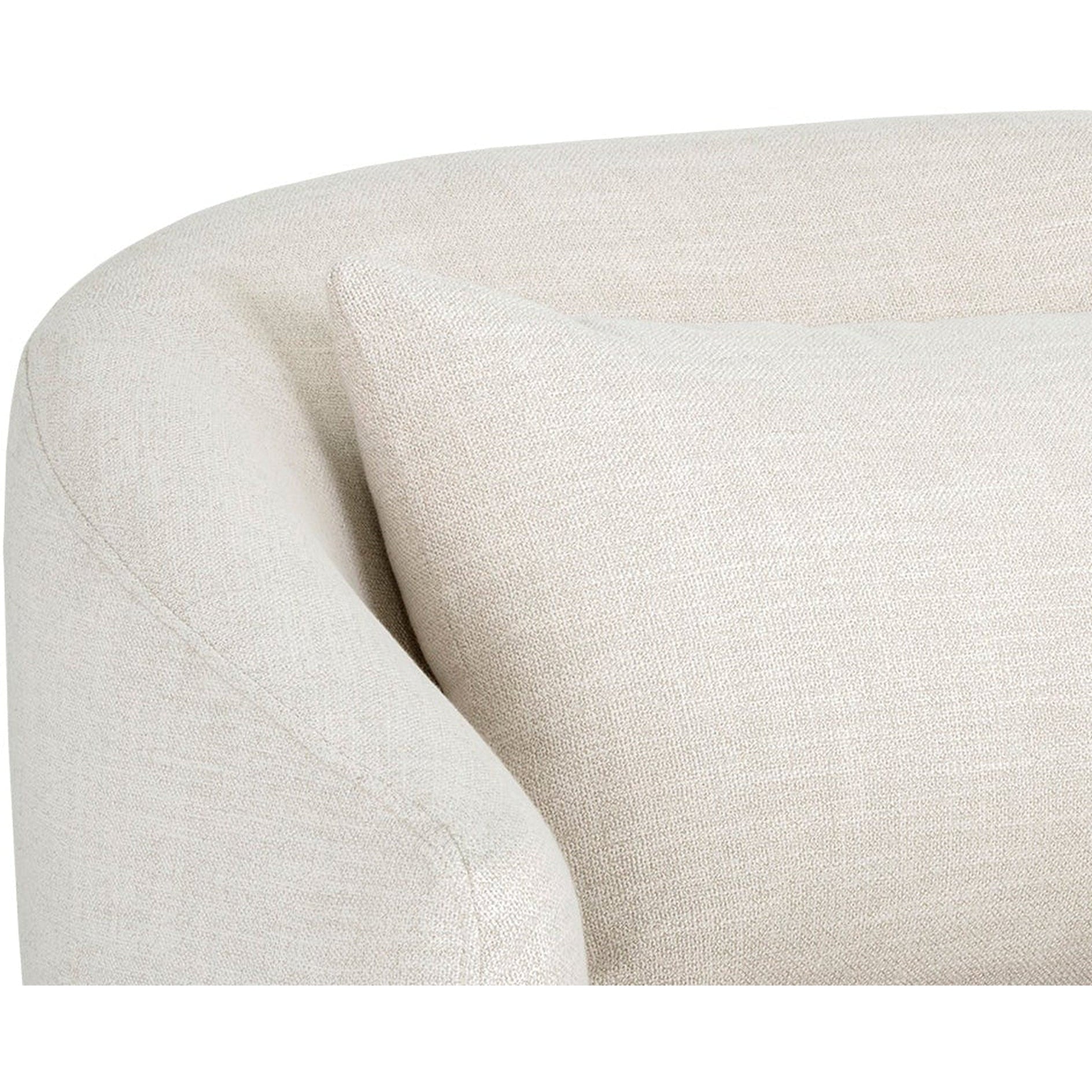 Sunpan Walsh Swivel Lounge Chair - Effie Linen