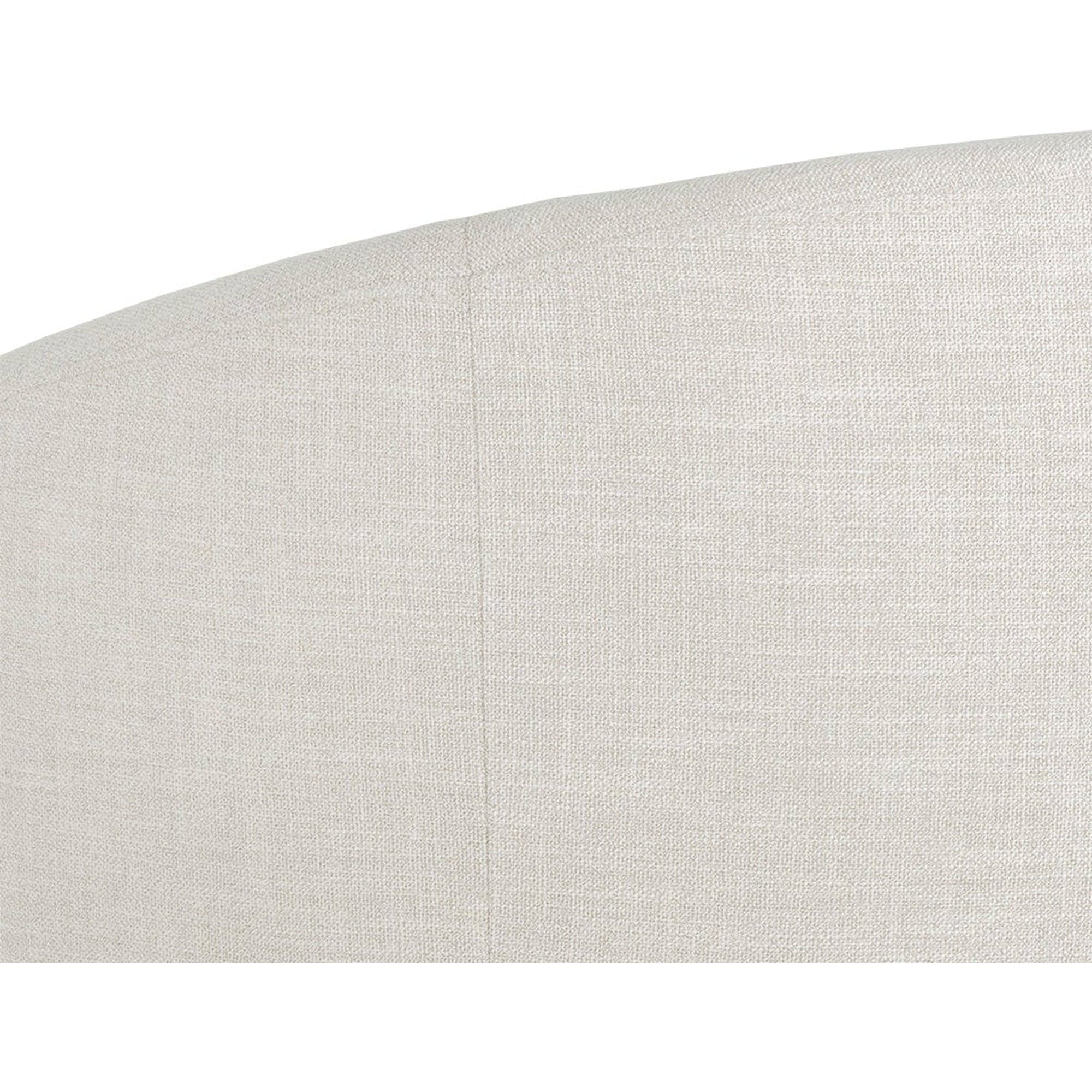 Sunpan Walsh Swivel Lounge Chair - Effie Linen