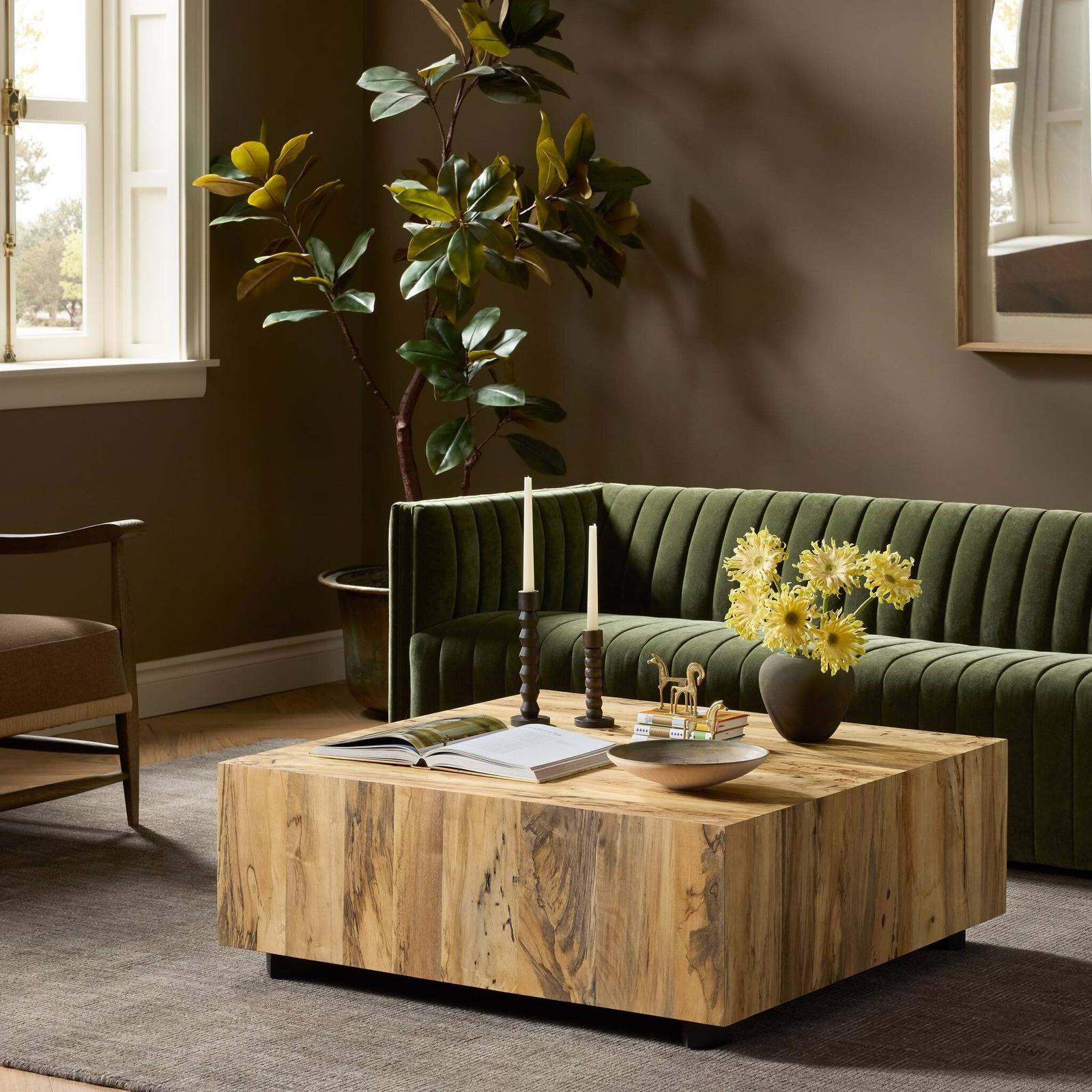 Four Hands Hudson Large Square Coffee Table
