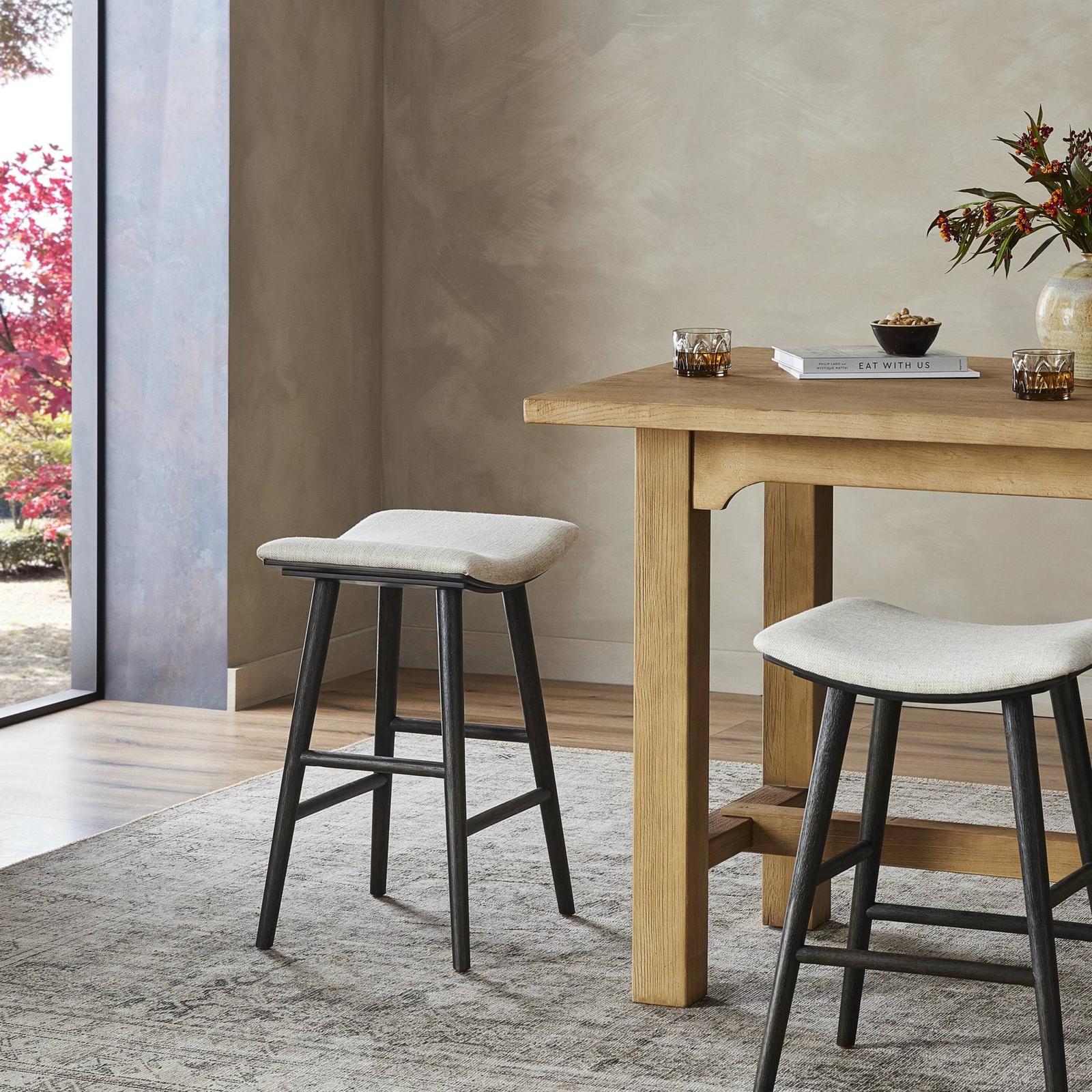 Four Hands Union Saddle Counter Stool