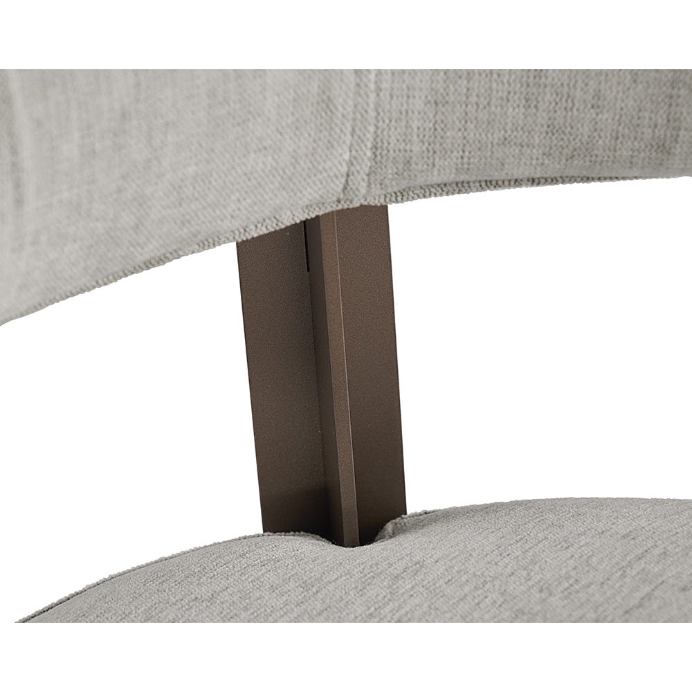 Sunpan Mae Dining Armchair - Ernst Silverstone