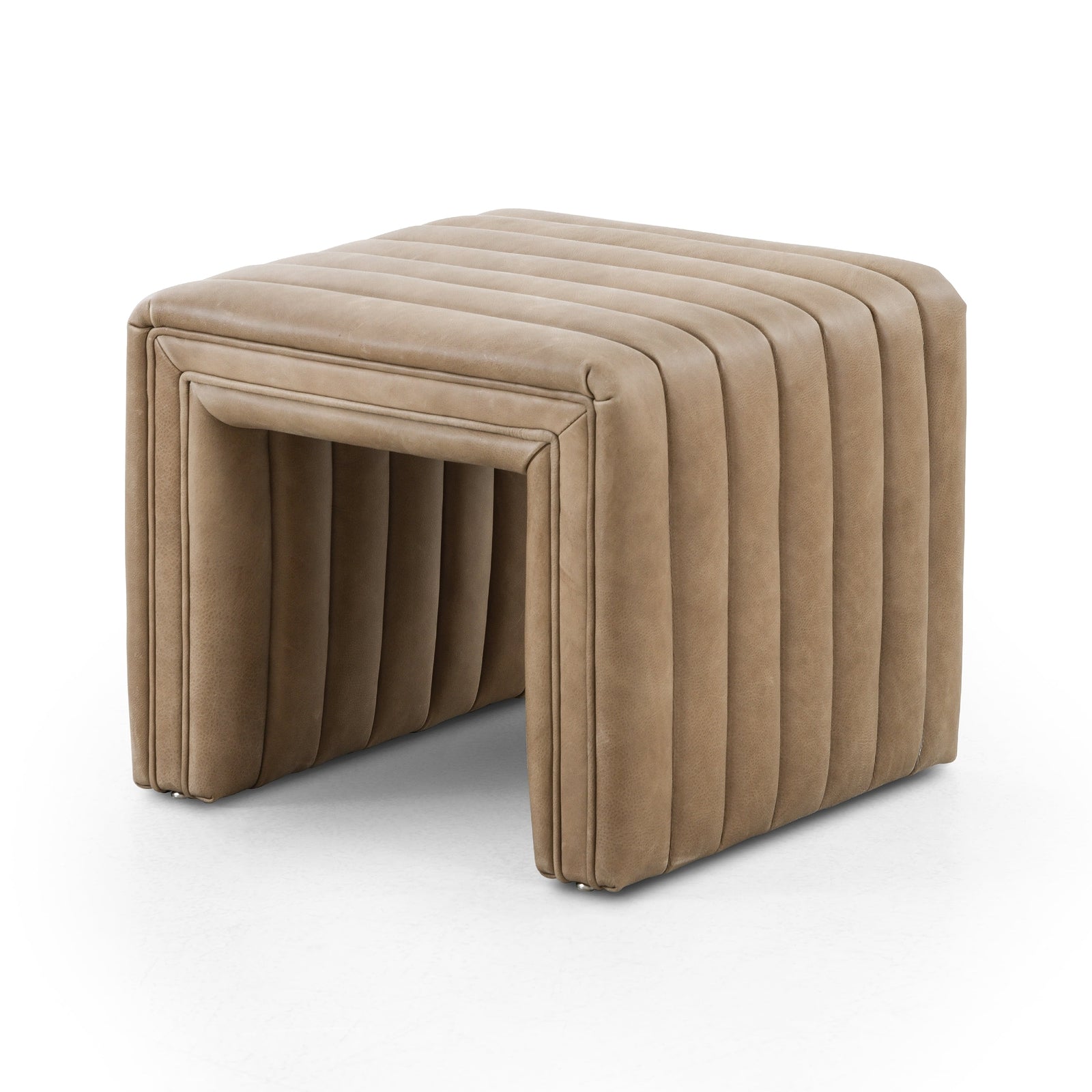 Four Hands Augustine Small Ottoman