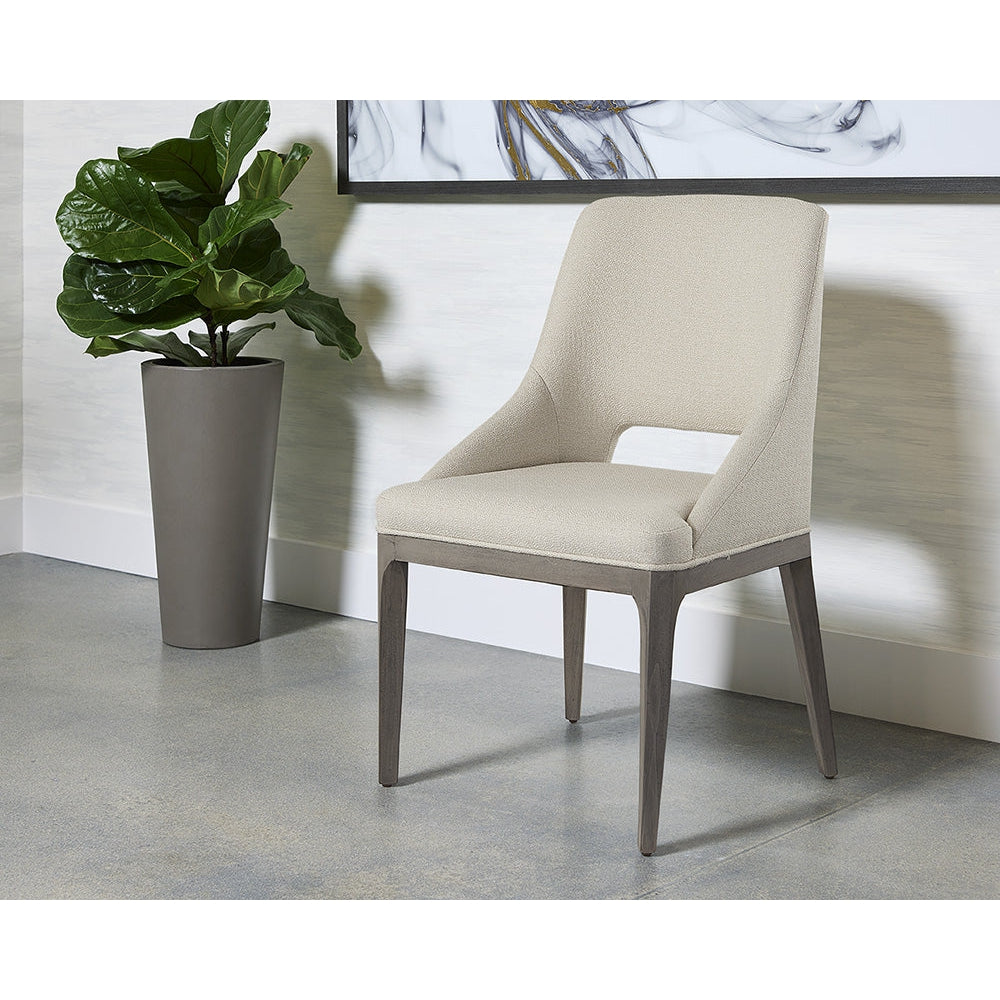 Sunpan Estrada Dining Chair - Light Grey Oak