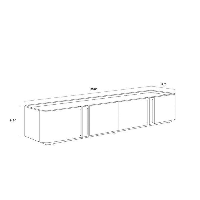 Sunpan Jamille Media Console And Cabinet