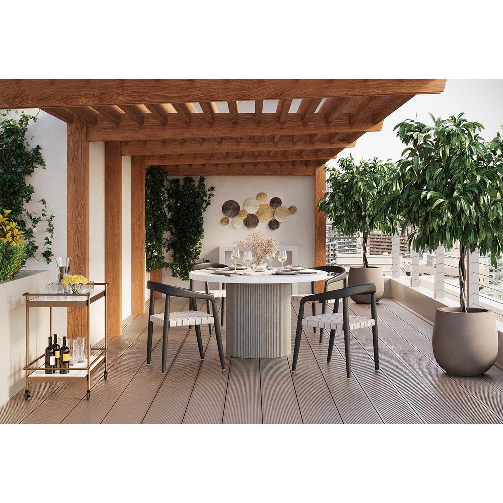 Sunpan Cayman Dining Armchair