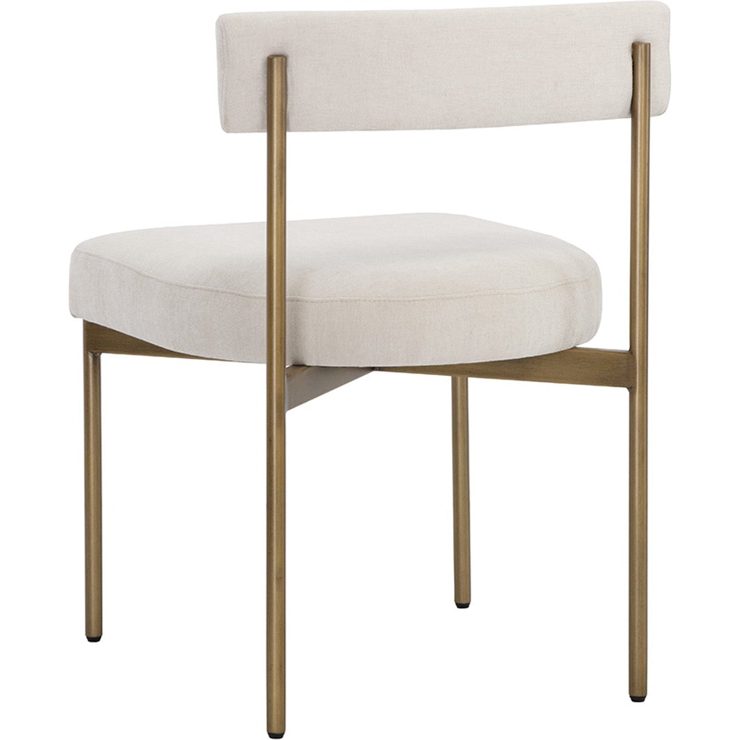 Sunpan Seneca Dining Chair - Antique Brass - Set of 2