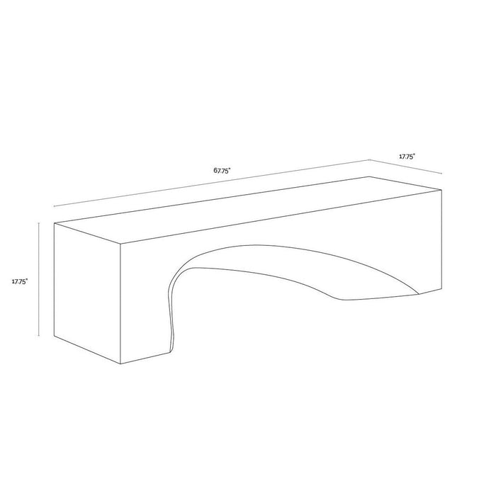 Sunpan Soma Bench