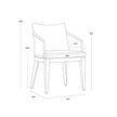 Sunpan Capri Dining Armchair