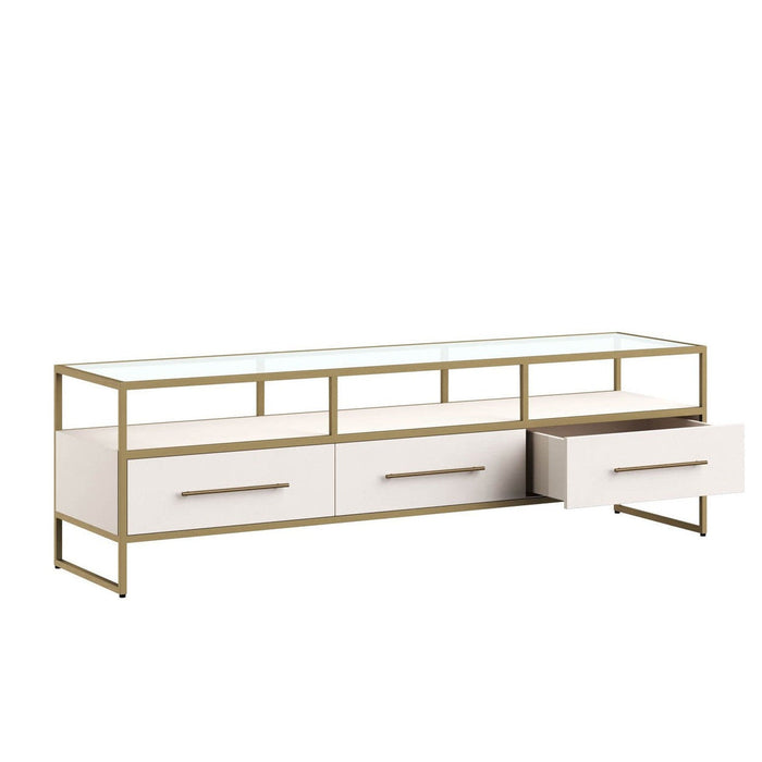 Sunpan Venice Media Console And Cabinet