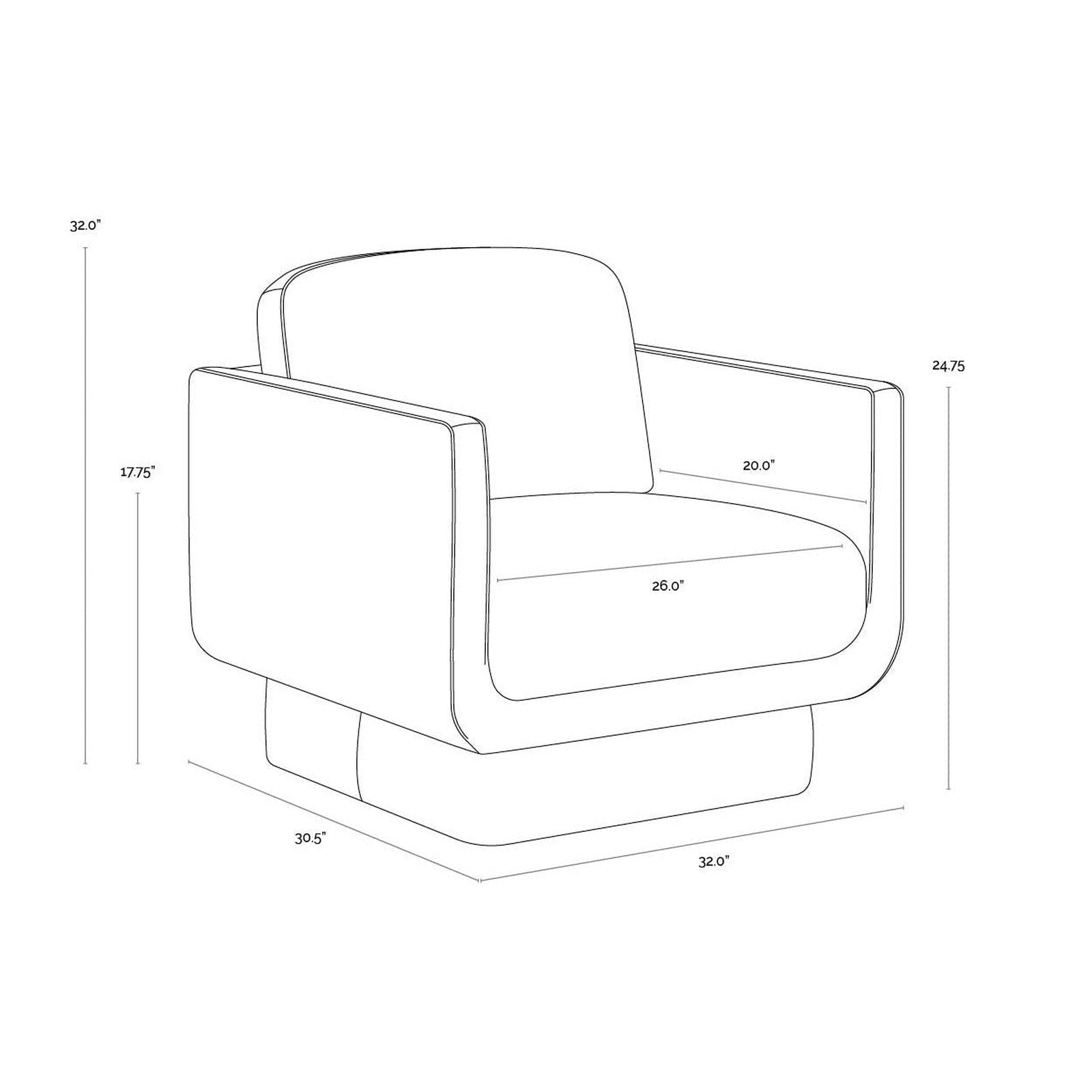 Sunpan Everton Armchair