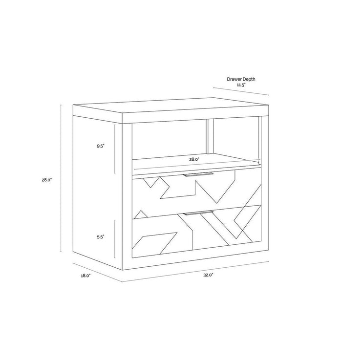 Sunpan Lisboa Nightstand