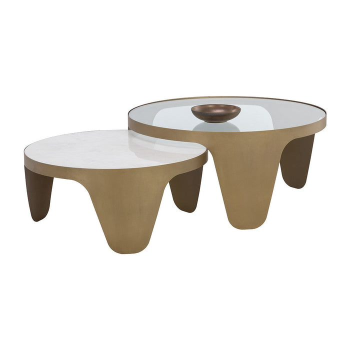 Sunpan Mysaria Nesting Coffee Tables - Set of 2