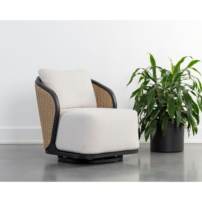 Sunpan Bora Swivel Lounge Chair