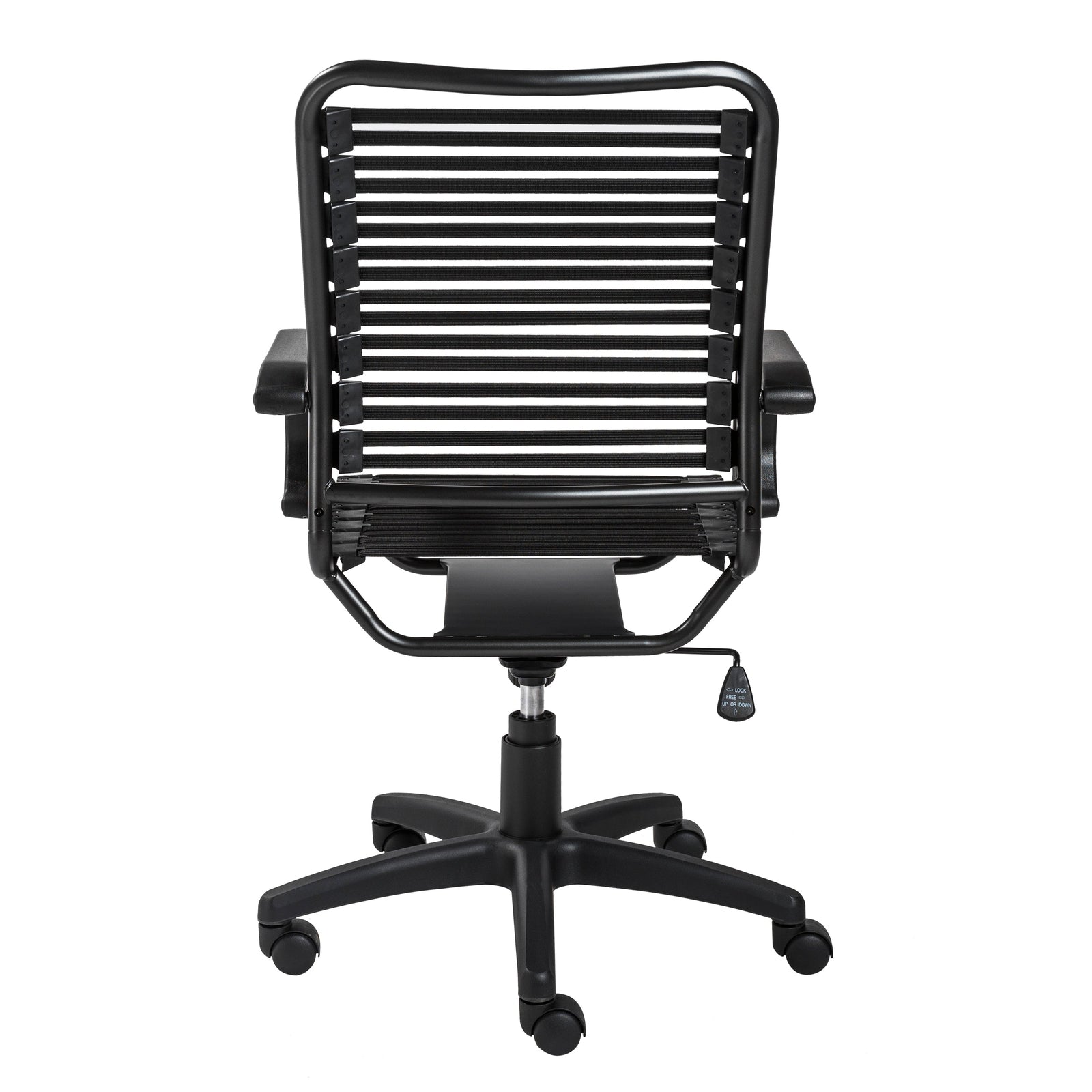 Euro Style Allison Bungie Flat High Back Office Chair
