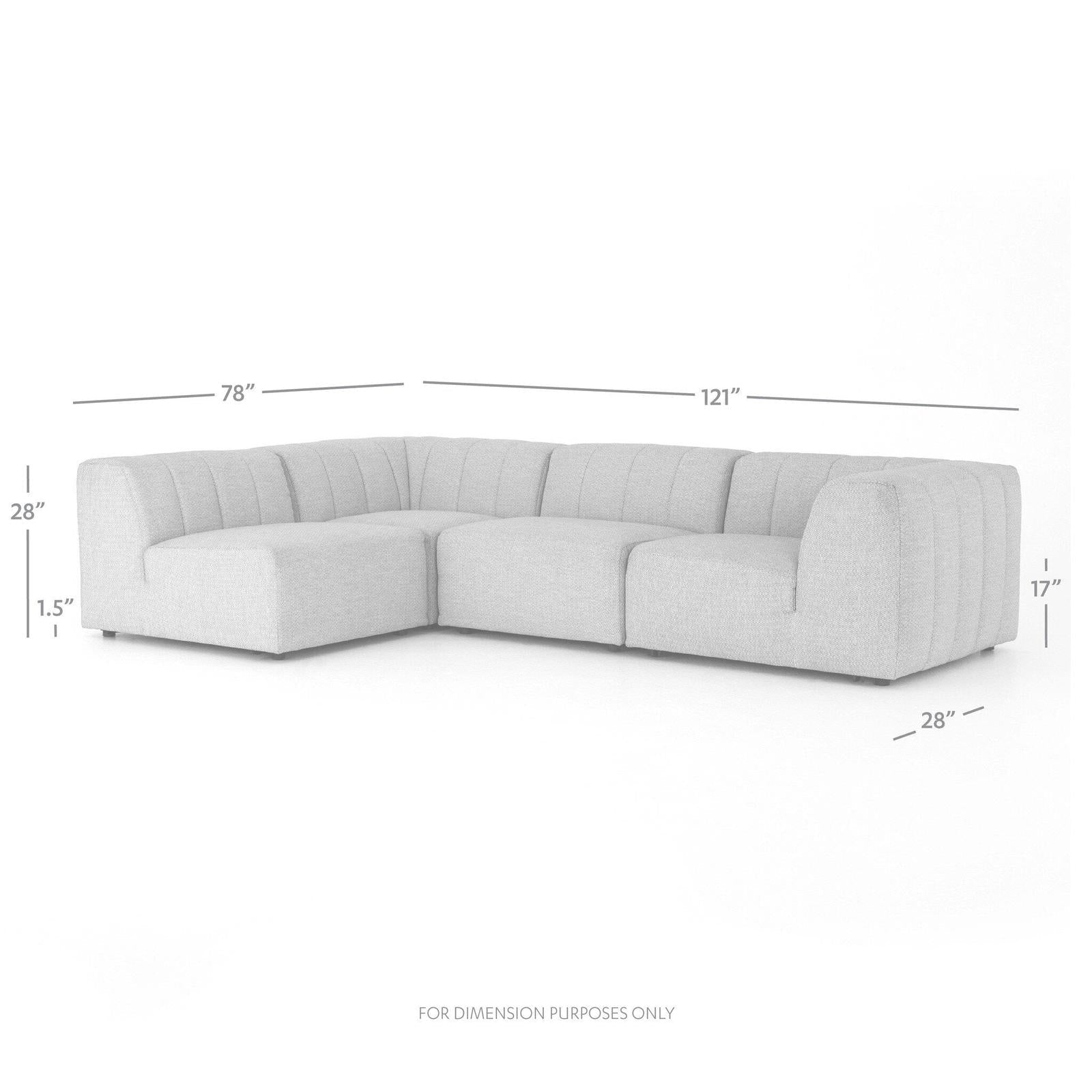 Gwen Outdoor 4 PC Sectional