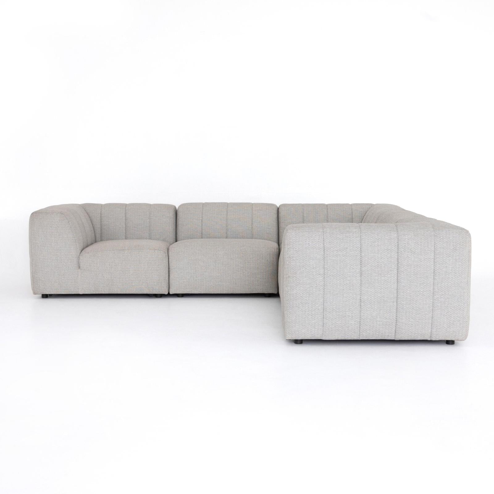 Gwen Outdoor 5 PC Sectional