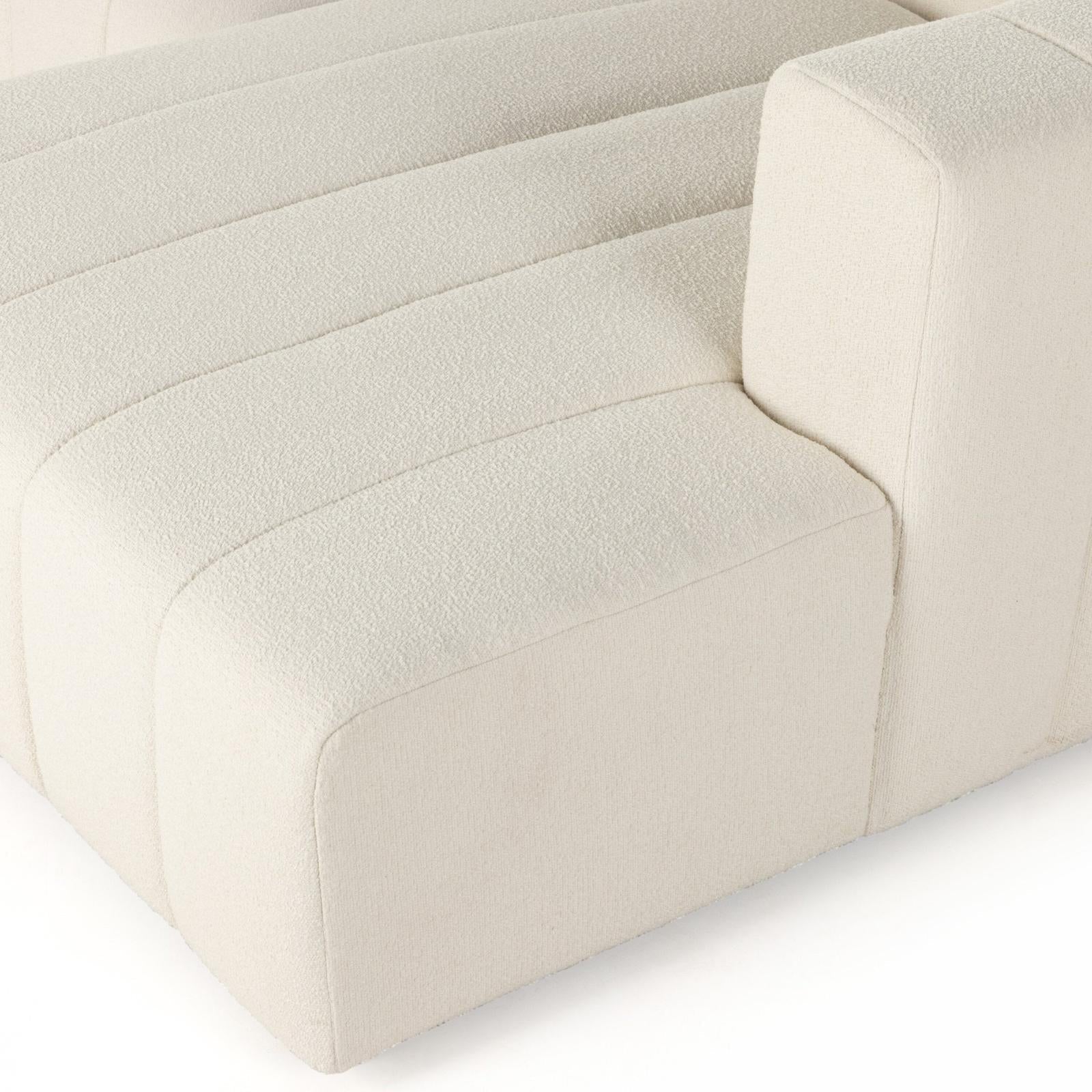 Four Hands Langham Channeled 5-Piece Sectional