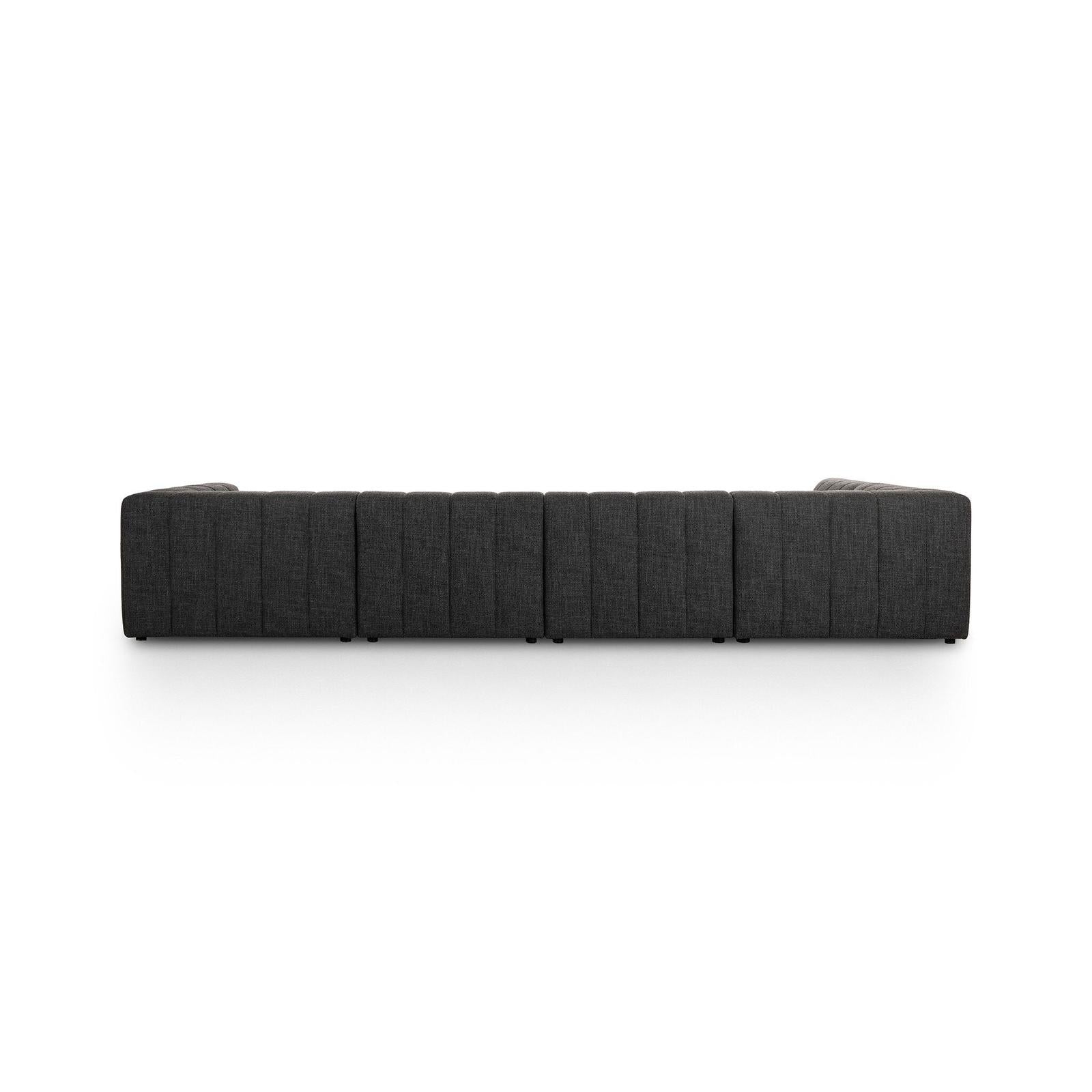 Four Hands Langham Channeled 5-Piece Sectional