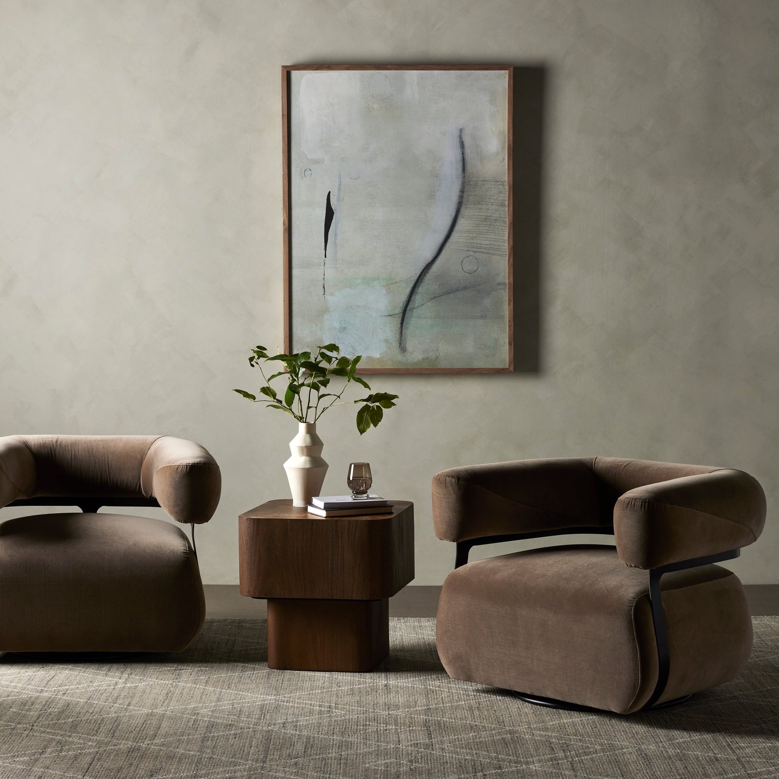 Four Hands Gareth Swivel Chair