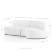 Four Hands Opal Outdoor 2-Piece Sectional