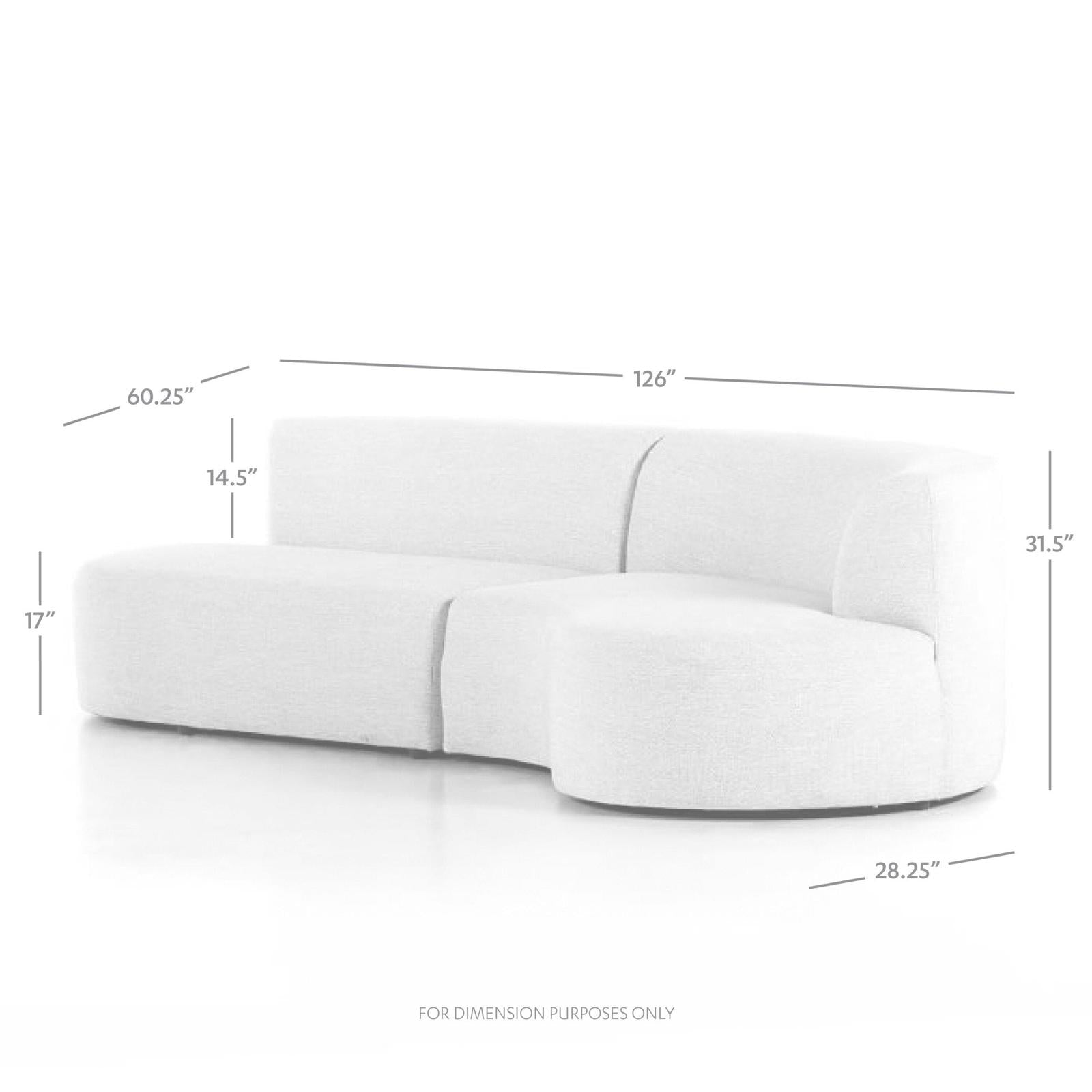 Four Hands Opal Outdoor 2-Piece Sectional